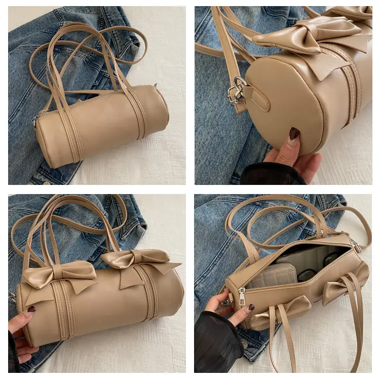 Silver Bow Crossbody Bag for Women Winter 2024 — feature 9