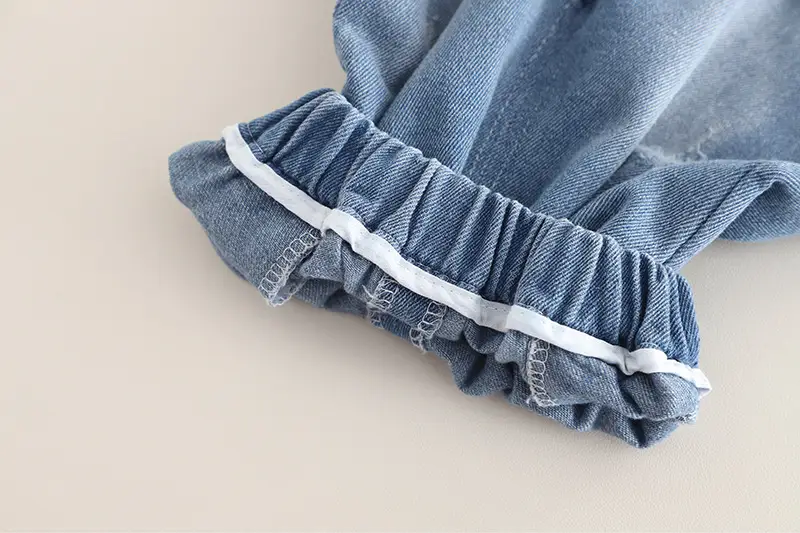 Kids Striped T-Shirt Set Blue White Shorts Set — feature 18