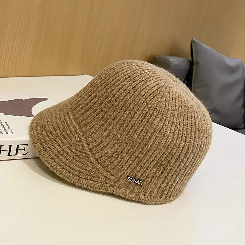 Korean Style Knitted Baseball Cap for Kids Autumn Winter - Image 6
