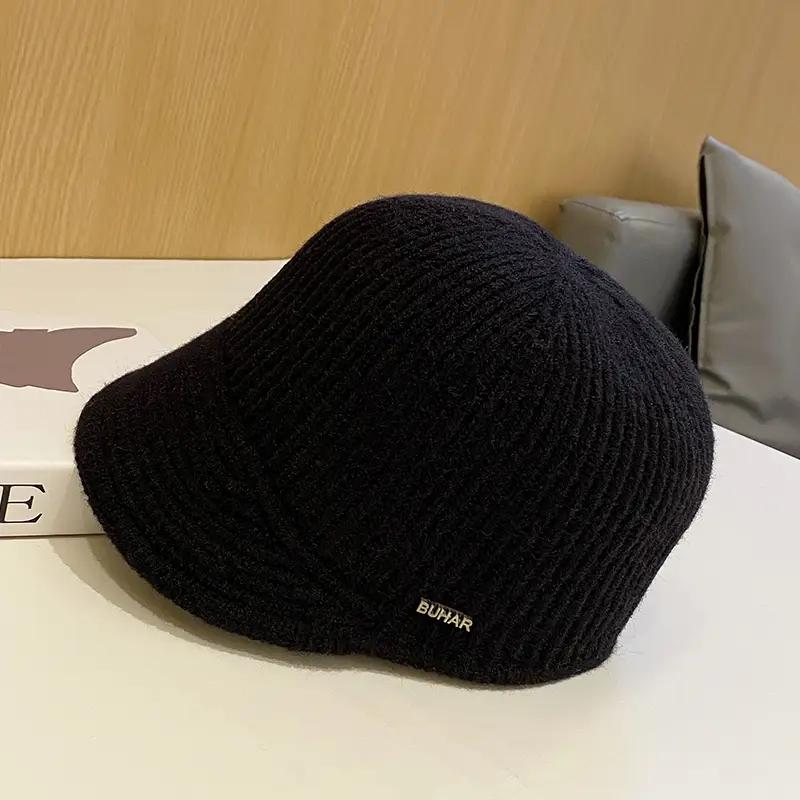 Korean Style Knitted Baseball Cap for Kids Autumn Winter - Image 7