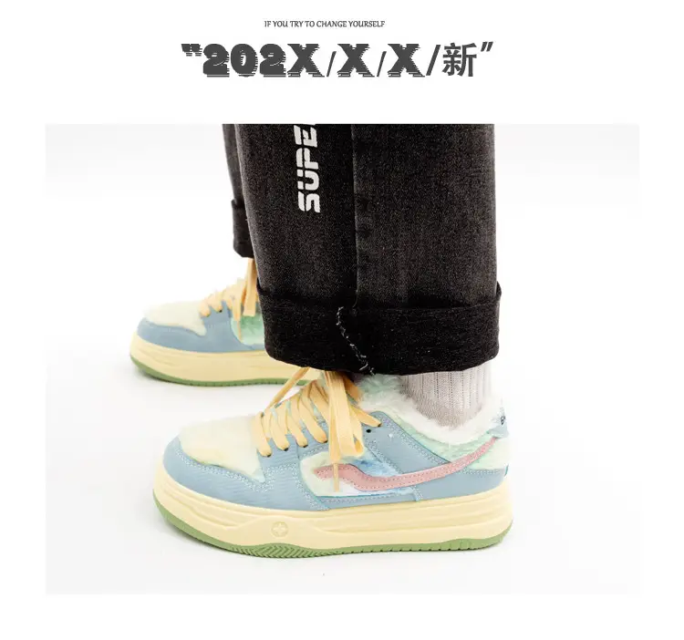 2025 Winter Women's Plush Retro Sneakers Double Layer — feature 12