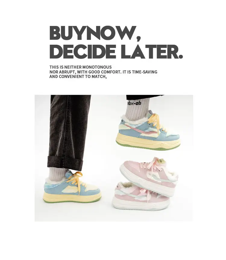 2025 Winter Women's Plush Retro Sneakers Double Layer — feature 15