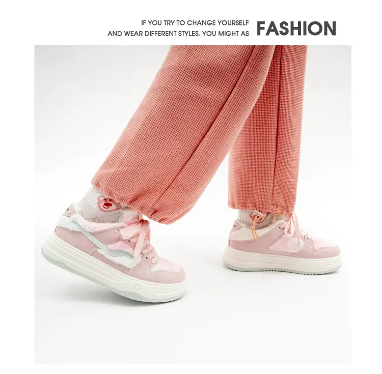 2025 Winter Women's Plush Retro Sneakers Double Layer — feature 9