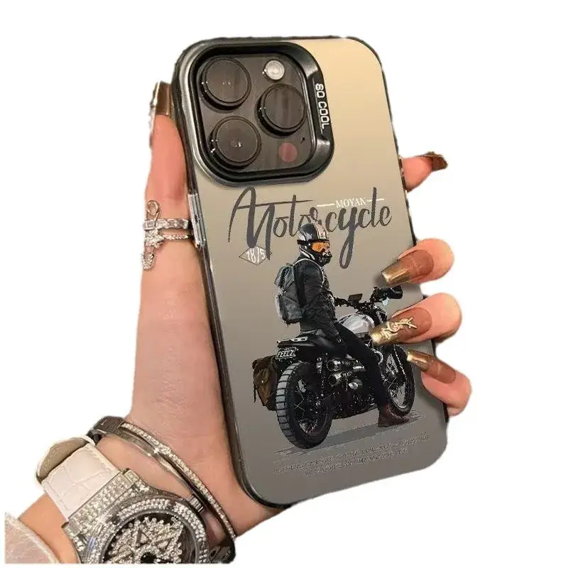 New Model Phone Case for Boys with Motorcycle Design