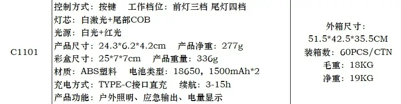 Ultra Zoom Laser Flashlight with Remote Laser Gun β feature 1
