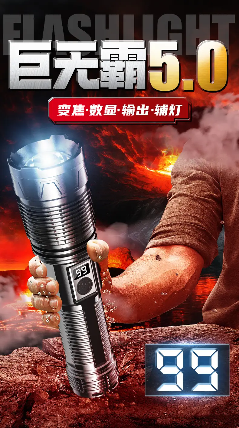 Ultra Zoom Laser Flashlight with Remote Laser Gun β feature 2