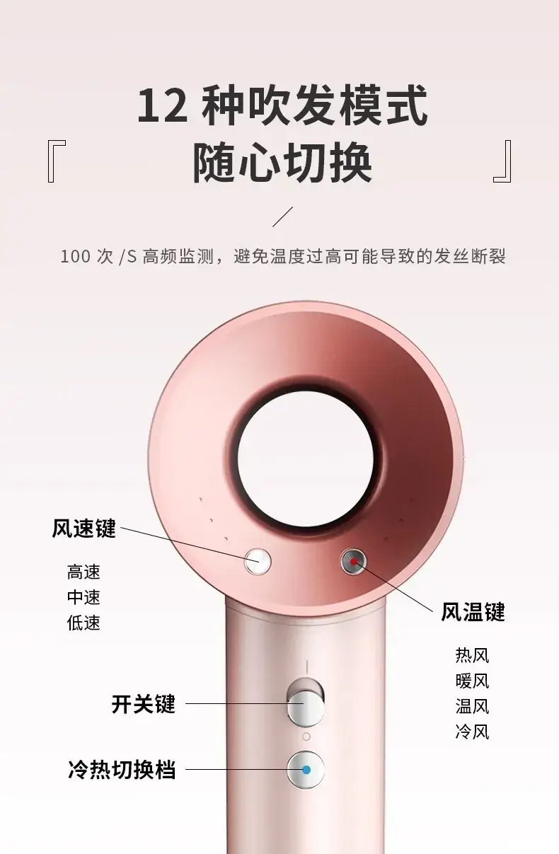High-Speed Hair Dryer with Leather Case — feature 15