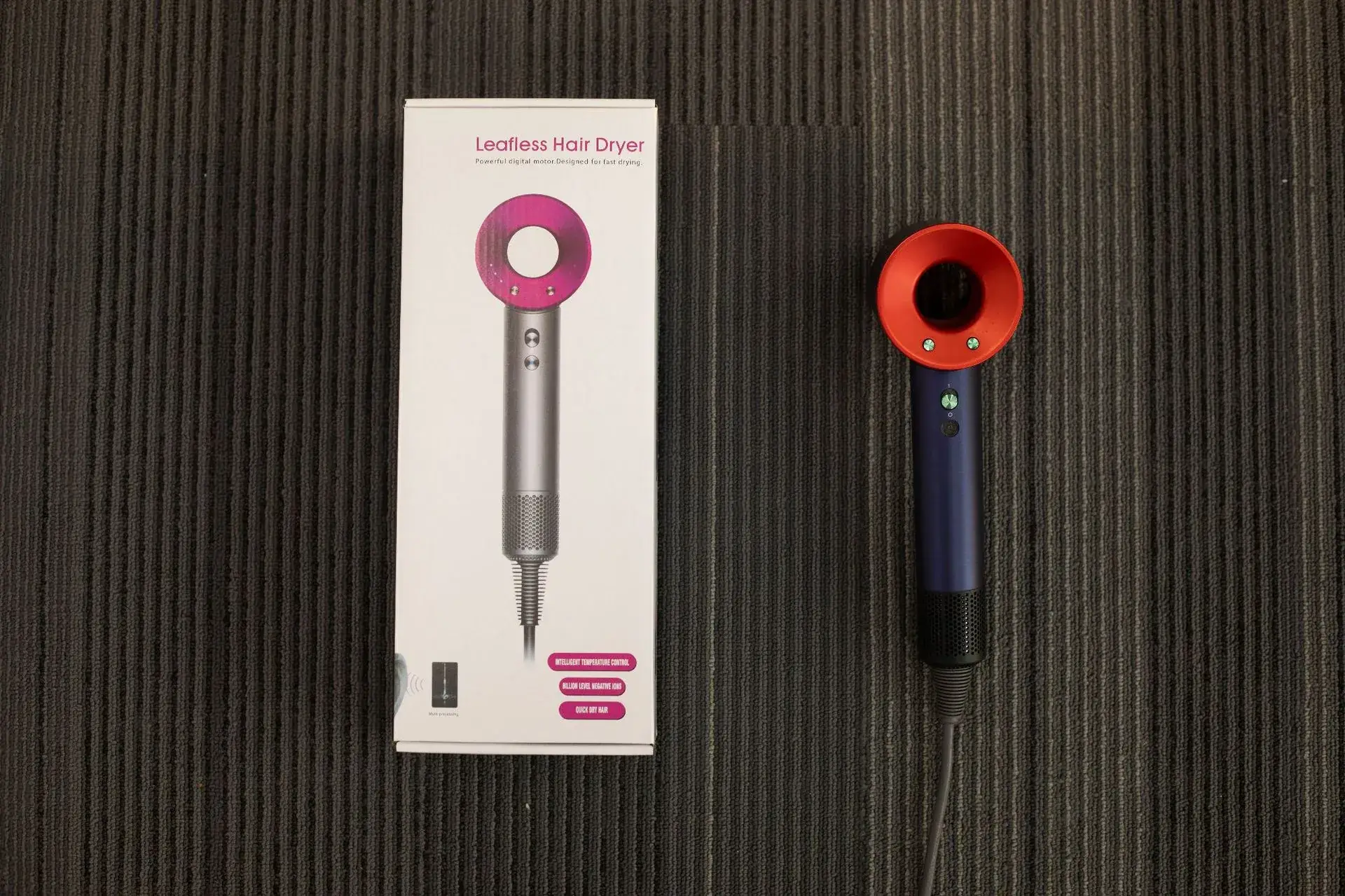 High-Speed Hair Dryer with Leather Case - Image 2