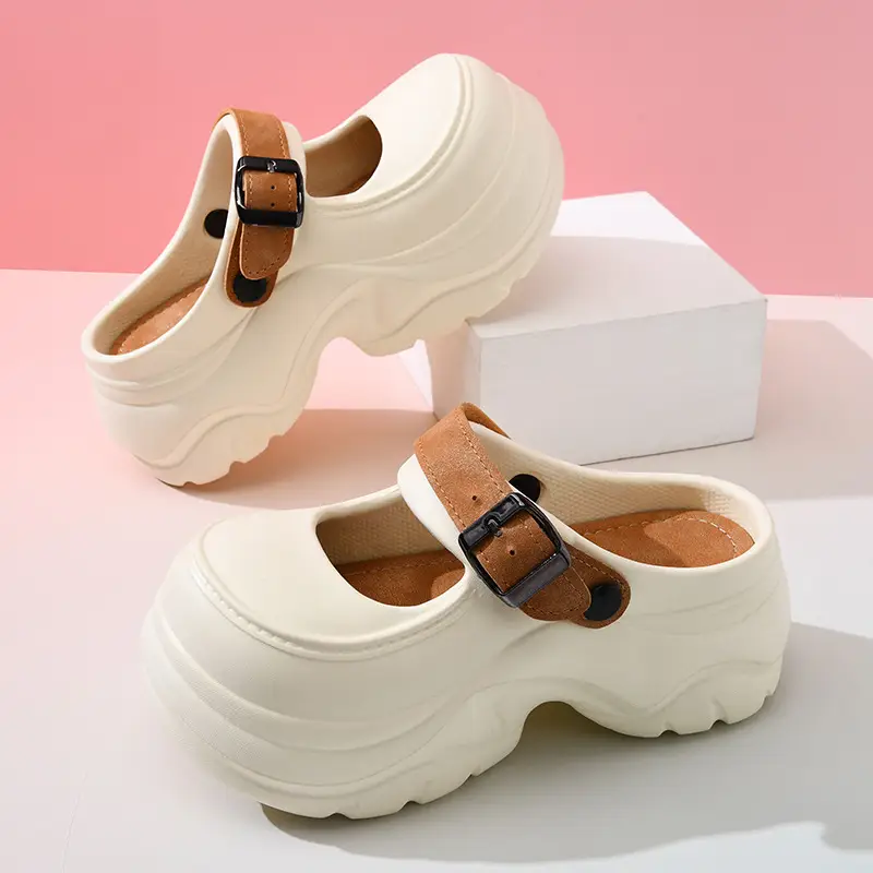 Women's Pink Thick Strap Slippers 2025 - Image 6