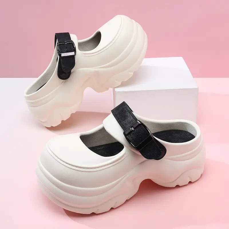 Women's Pink Thick Strap Slippers 2025 - Image 7