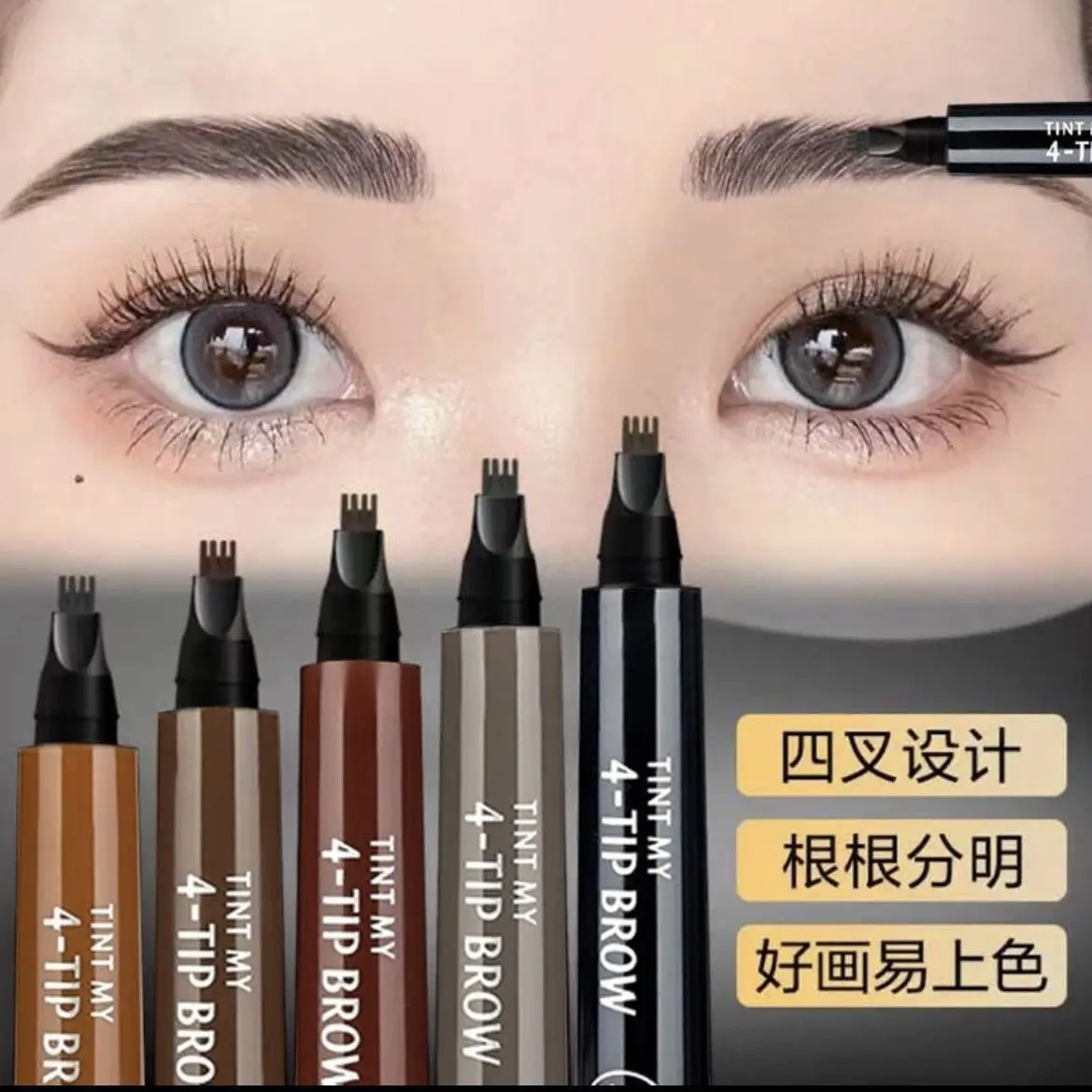 Waterproof Eyebrow Pencil #01 Light Brown - Image 7