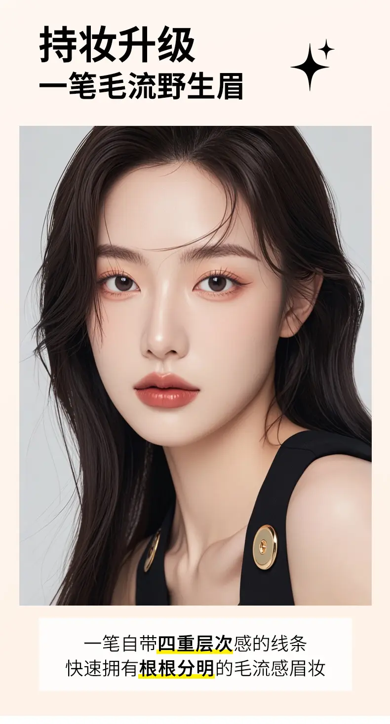 Waterproof Eyebrow Pencil #01 Light Brown — feature 6