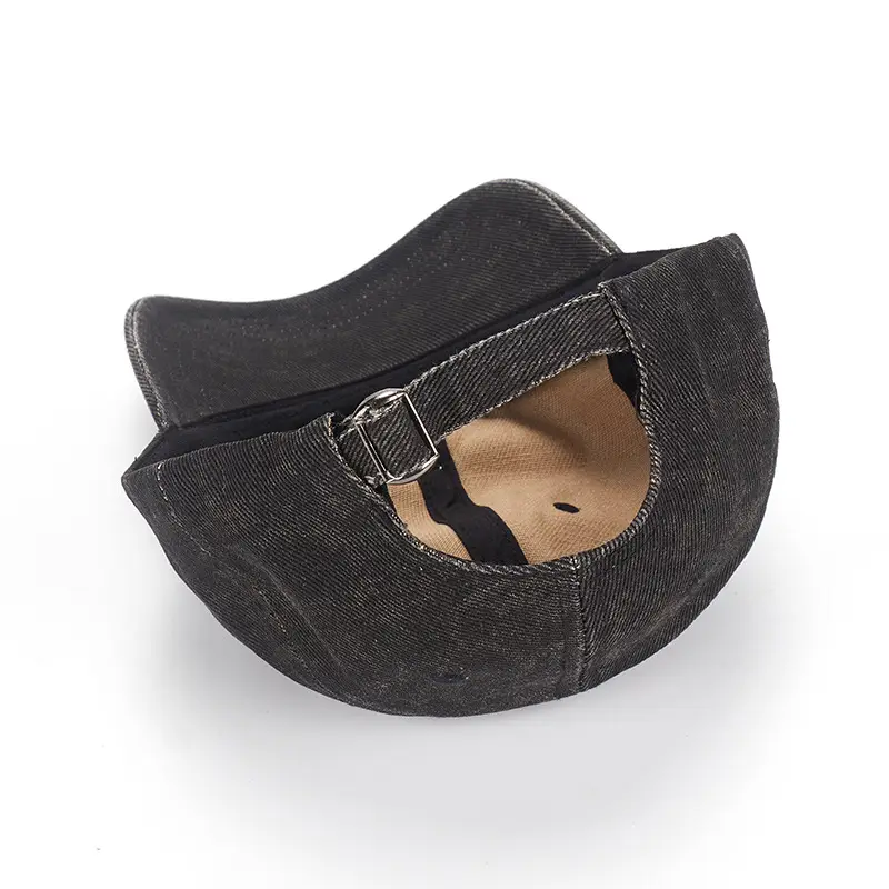 Joker Baseball Cap Men Women Pearl Diamond Denim Sunscreen