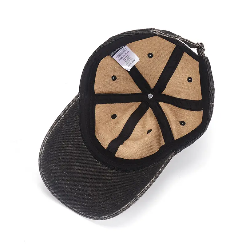 Joker Baseball Cap Men Women Pearl Diamond Denim Sunscreen