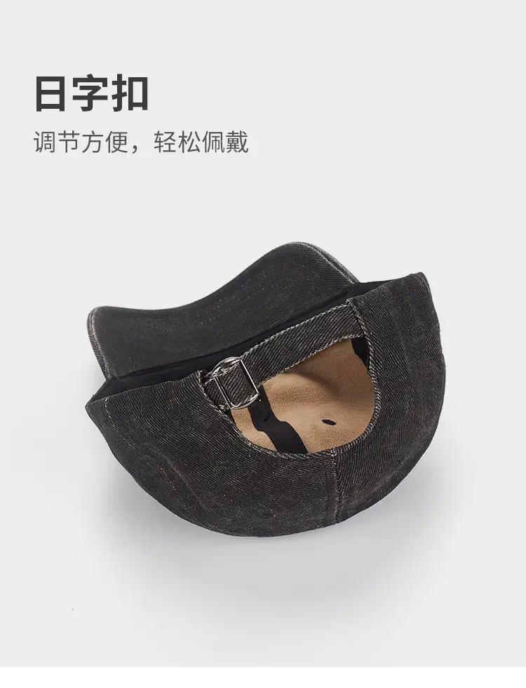 Joker Baseball Cap Men Women Pearl Diamond Denim Sunscreen — feature 8
