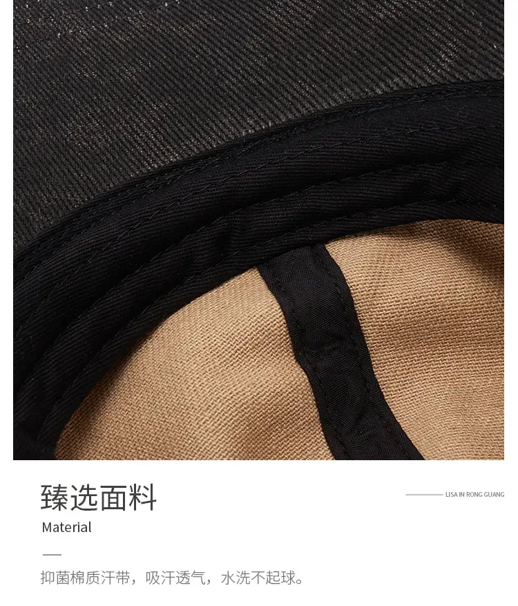Joker Baseball Cap Men Women Pearl Diamond Denim Sunscreen — feature 9