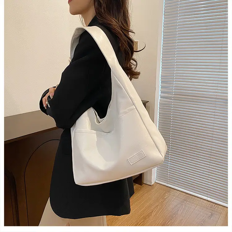 Women's Retro Brown Shoulder Bag Large Capacity 2024 — feature 16