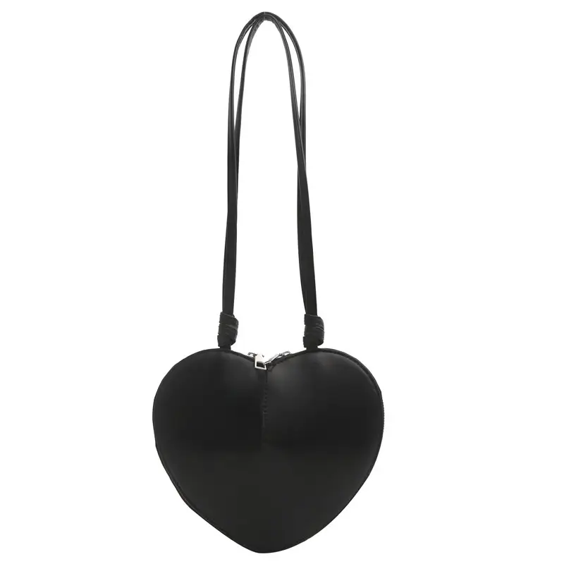 Pink Heart-Shaped Underarm Bag for Women - Image 11