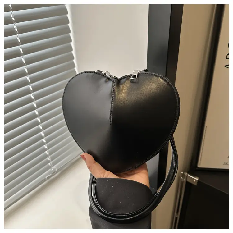 Pink Heart-Shaped Underarm Bag for Women — feature 21