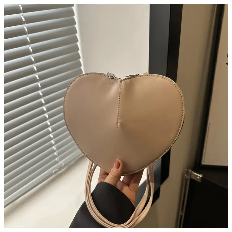Pink Heart-Shaped Underarm Bag for Women — feature 24