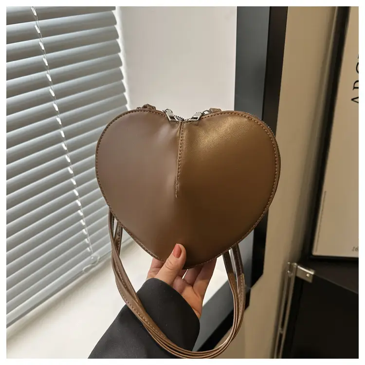 Pink Heart-Shaped Underarm Bag for Women — feature 25