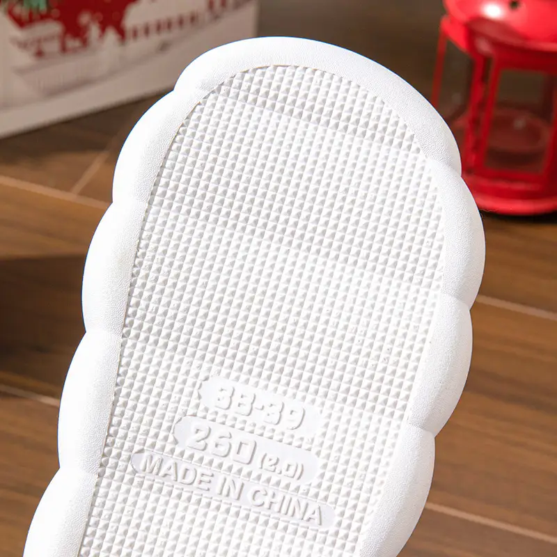 Santa Claus Cotton Slippers 2026 Winter Home Slippers for Men and Women Indoor Thick-Soled Non-Slip Warm Furry Shoes — feature 11