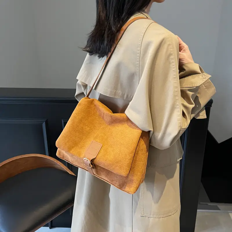 Vintage Matte Shoulder Messenger Bag Women Winter 2024 - Image 6