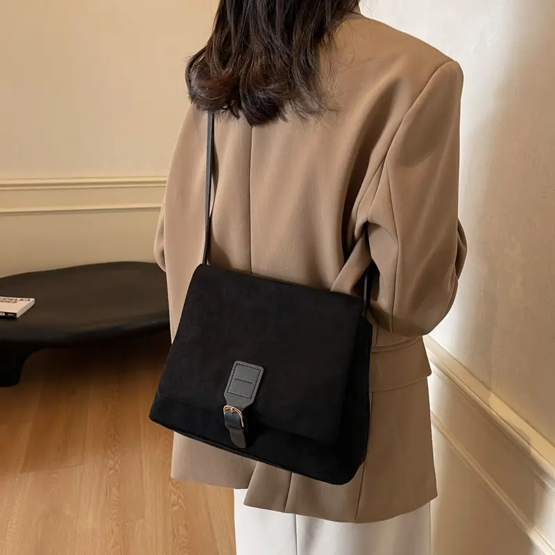 Vintage Matte Shoulder Messenger Bag Women Winter 2024 - Image 7