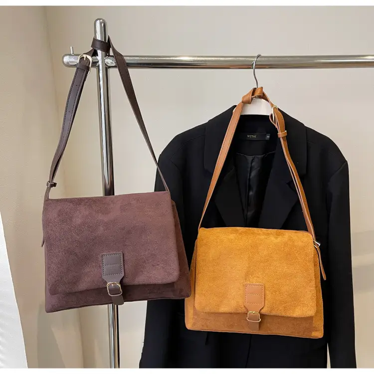 Vintage Matte Shoulder Messenger Bag Women Winter 2024 — feature 27