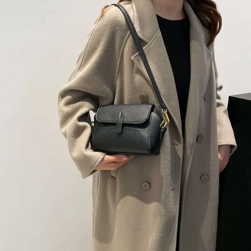 Blue Textured Crossbody Bag for Women 2024 - Image 7