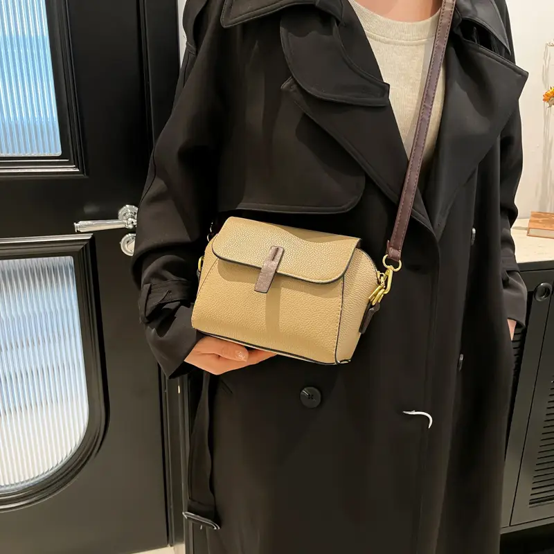 Blue Textured Crossbody Bag for Women 2024 - Image 8