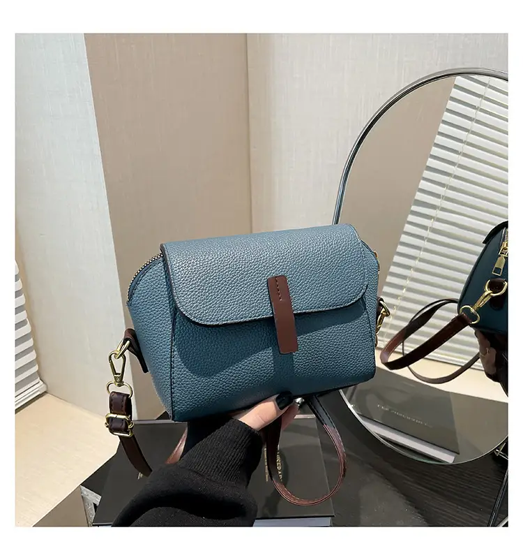 Blue Textured Crossbody Bag for Women 2024 — feature 25