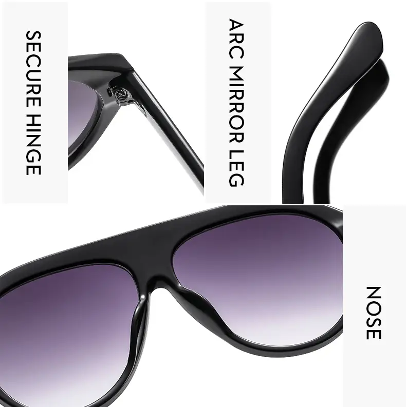 Men Sunscreen Sunglasses Y2K Brown Tinted — feature 10