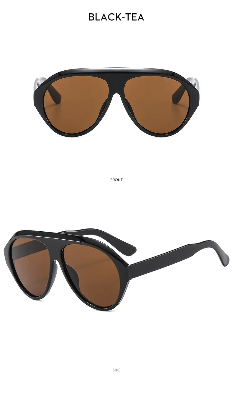 Men Sunscreen Sunglasses Y2K Brown Tinted — feature 18