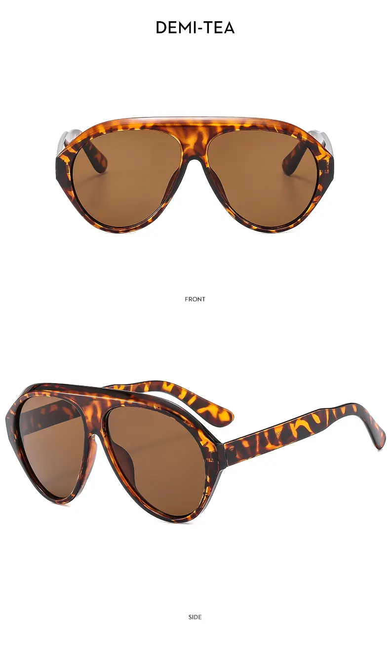 Men Sunscreen Sunglasses Y2K Brown Tinted — feature 19