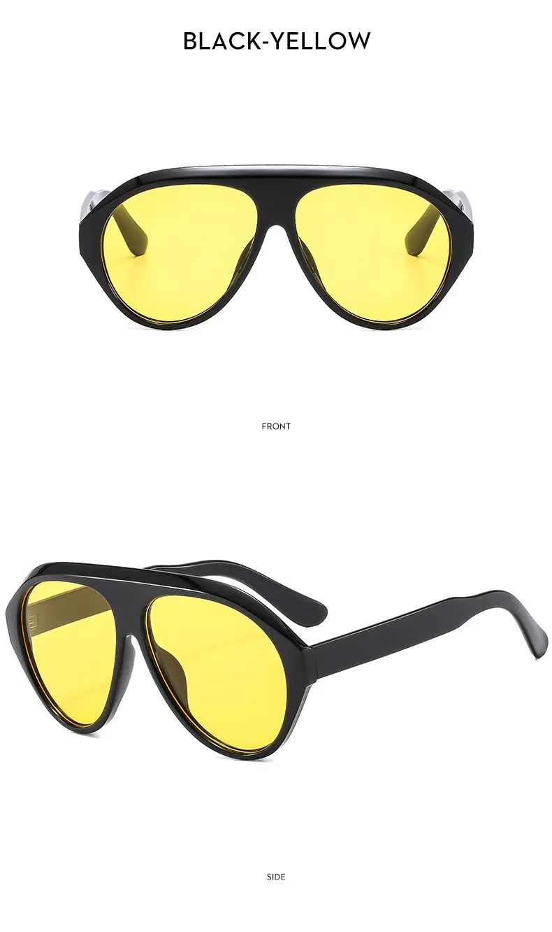 Men Sunscreen Sunglasses Y2K Brown Tinted — feature 20