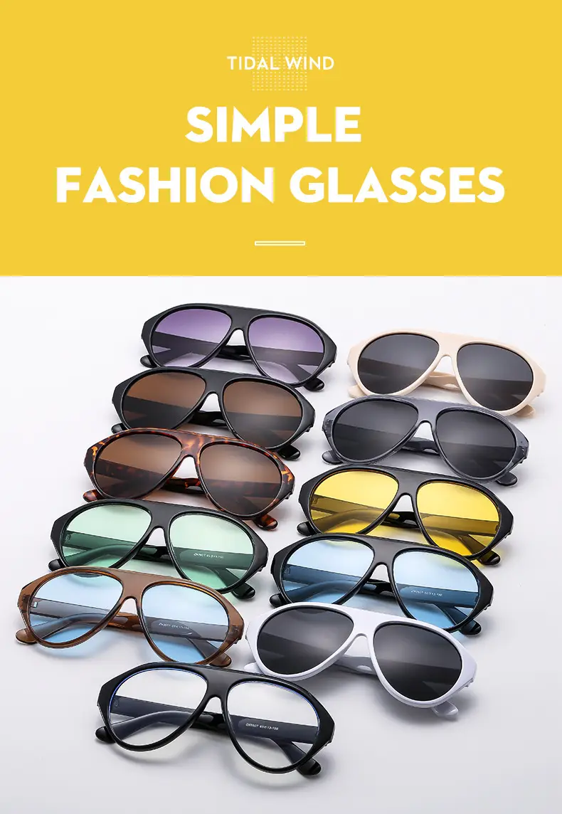 Men Sunscreen Sunglasses Y2K Brown Tinted — feature 5