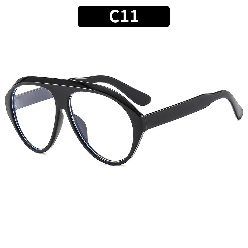 Men Sunscreen Sunglasses Y2K Brown Tinted