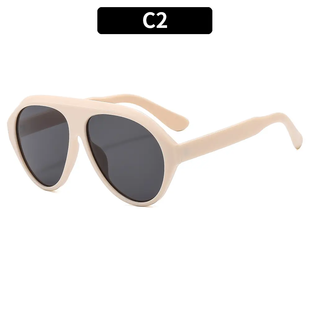 Men Sunscreen Sunglasses Y2K Brown Tinted
