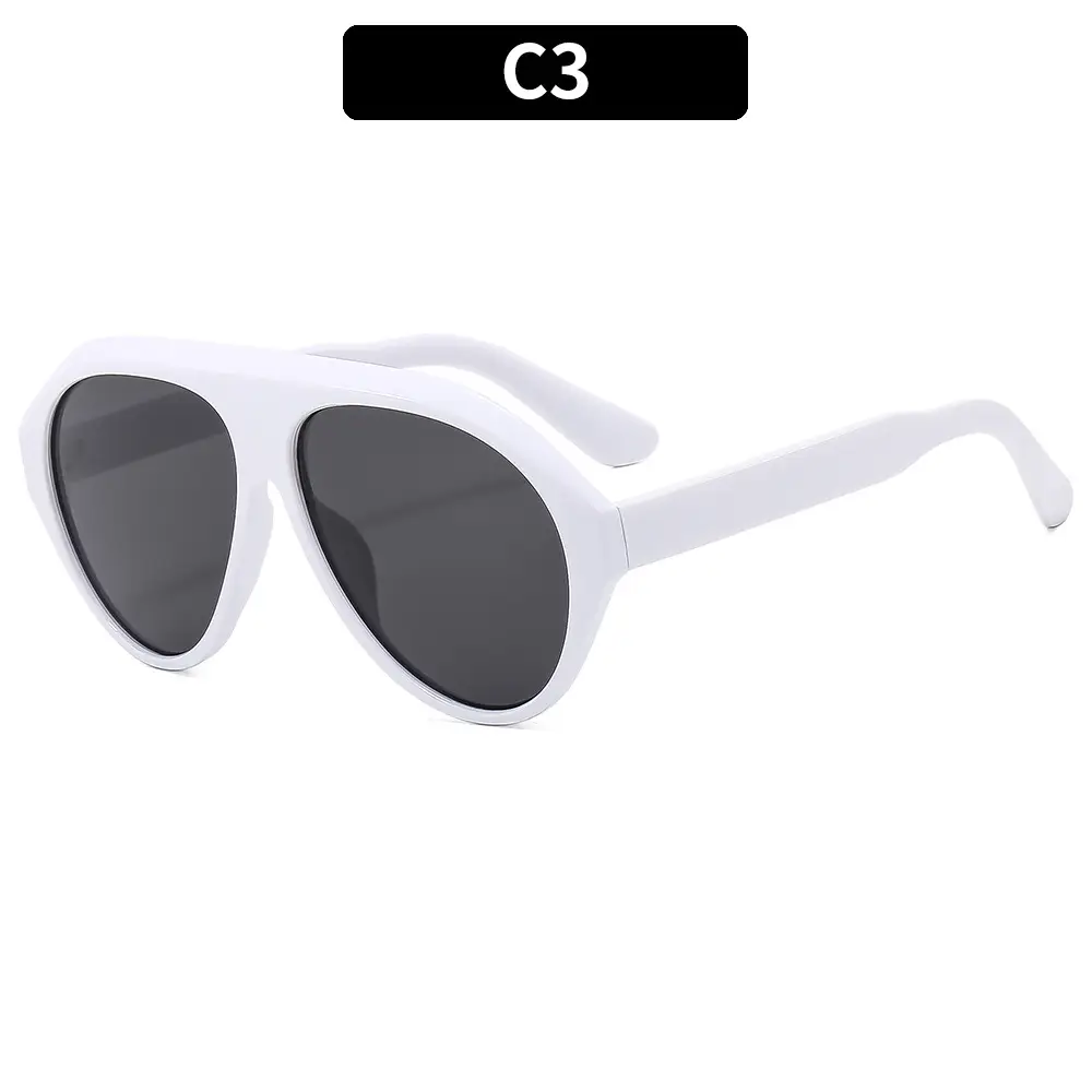 Men Sunscreen Sunglasses Y2K Brown Tinted