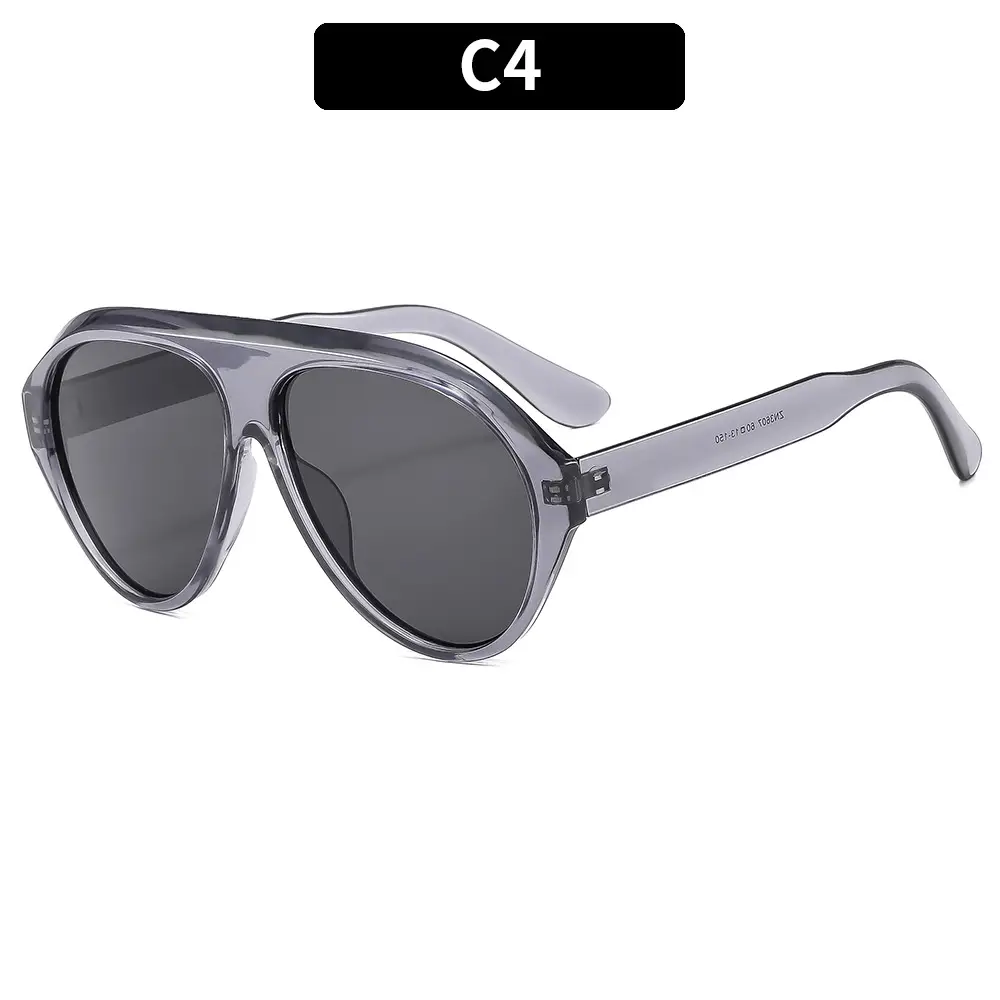 Men Sunscreen Sunglasses Y2K Brown Tinted
