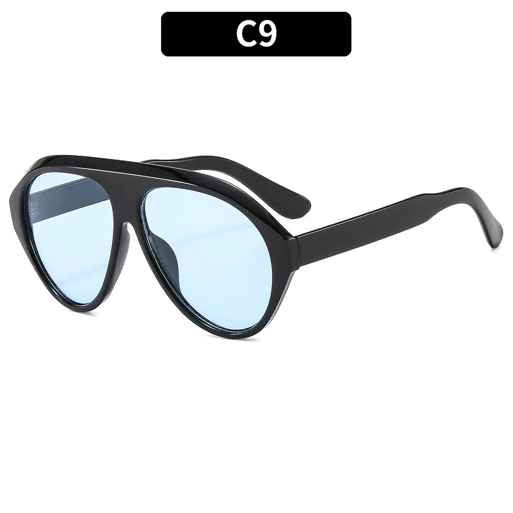 Men Sunscreen Sunglasses Y2K Brown Tinted