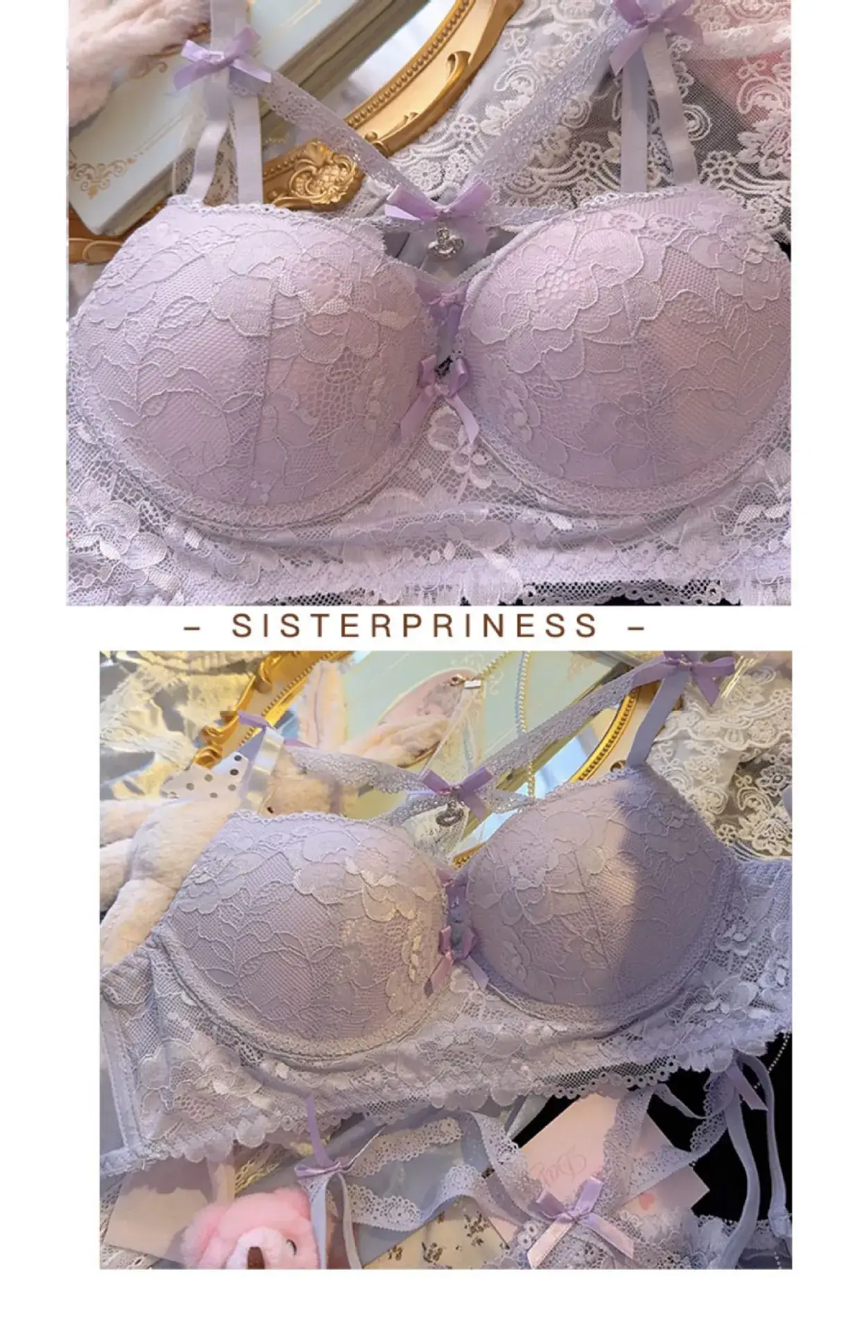 French Lace Underwear with Bow Detail — feature 8