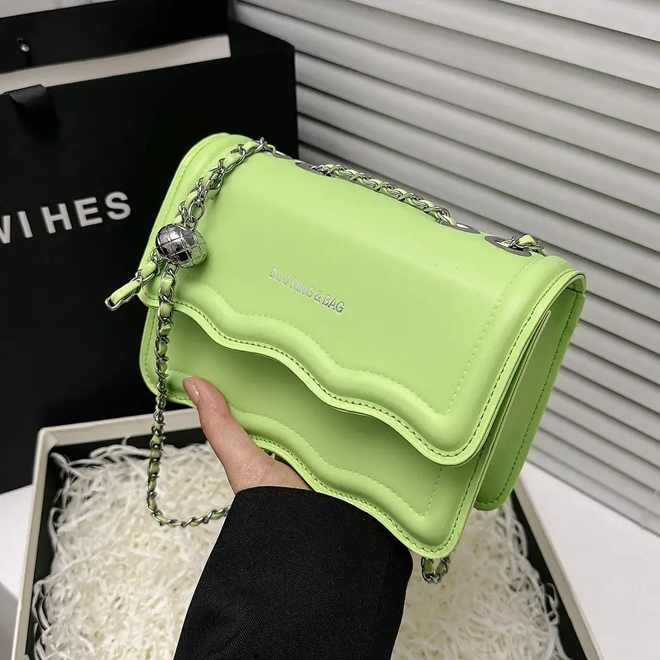 Pink Wave Pattern Crossbody Bag for Women 2024 - Image 6