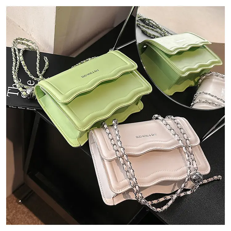Pink Wave Pattern Crossbody Bag for Women 2024 — feature 10