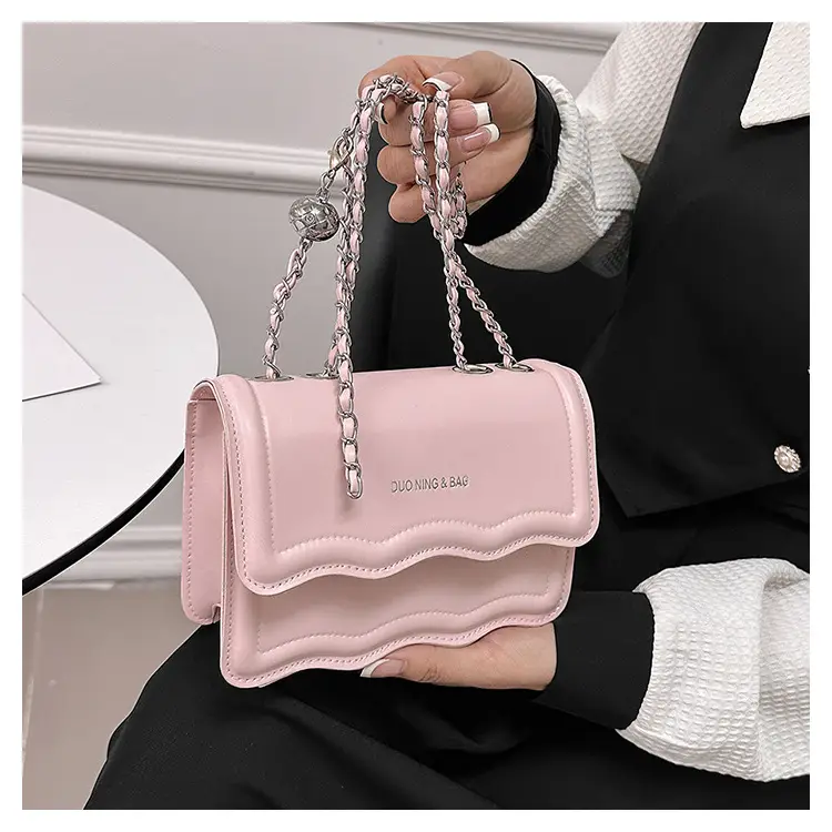 Pink Wave Pattern Crossbody Bag for Women 2024 — feature 17
