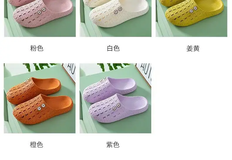 New Baotou slippers ladies summer comfortable fashion non-slip home women's soft bottom explosions sandals and slippers a generation of hair — feature 9