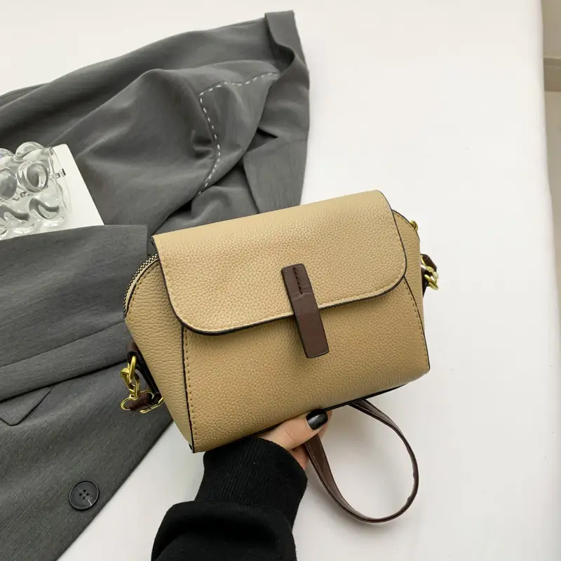 2024 Women's Black Square Shoulder Crossbody Bag - Image 7