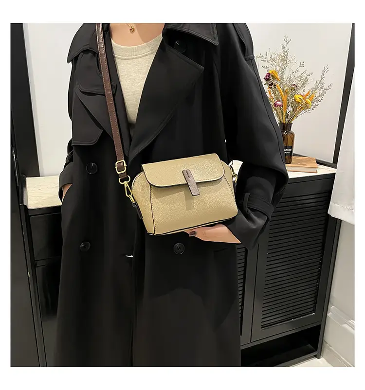 2024 Women's Black Square Shoulder Crossbody Bag — feature 21