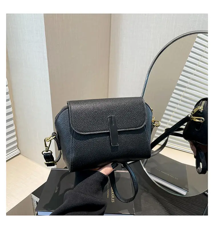 2024 Women's Black Square Shoulder Crossbody Bag — feature 25